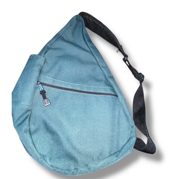 Vintage LL Bean Traveler Ameribag Sling Healthy Back Bag Shoulder Canvas 19" - Picture 9 of 15